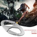 Outdoor Sports 8-Shaped Small Carabiner Keychain Climbing Buckle EDC Tool