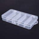 17.5*9.2*3cm 5Compartments Fishing Lure Bait Hook Tackle Storage Box Case