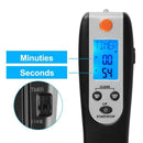 Kitchen Instant Read Digital Grill Cooking Food Thermometer, 5.4 Inch, Blac K5U3