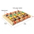 2Pcs Wooden Foot Massager Roller Reflexology for Stress Fitness Health Care