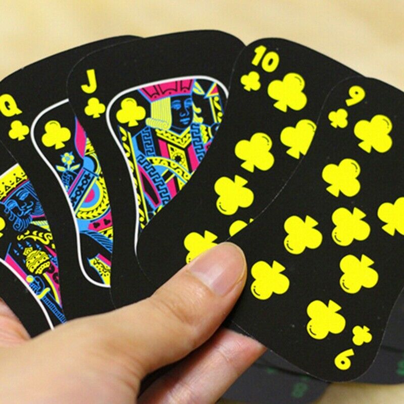 54 Cards Newest Luminous Playing Cards Fluorescence Night Watch Poker Cards X2F3