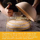 Round Banneton Proofing Sourdough Bread Baskets with Linen Cloth Liner Brush
