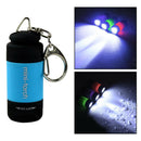 Portable Handheld Mini LED Flashlight Keychain for Hiking Night Party Blue