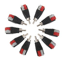 10x Speaker Wire Cable to Audio Male RCA Connector Adapter