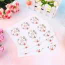 30pcs/set Round Merry Christmas kraft paper packaging label Adhesive Sticker3C