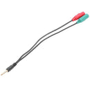 2 Pcs Cable Adapter 2 In 1 Splitter 4 Pole 3.5mm Audio Earphone Headset to  Q2F6