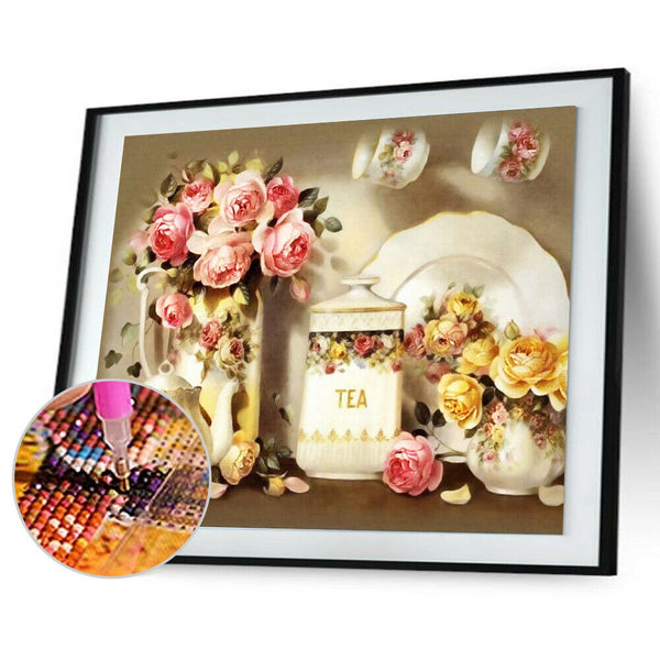 DIY Full Drill  Taste Of Home  Diamond Wall Stickers Painting Home Decor