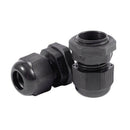 50 x Black Plastic Waterproof Connector PG11 5-10mm Diameter Cable Gland L8B4