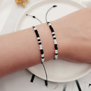 2Pcs Couple Creative Durable Bracelets I Love You Strap for Valentines Day Gift