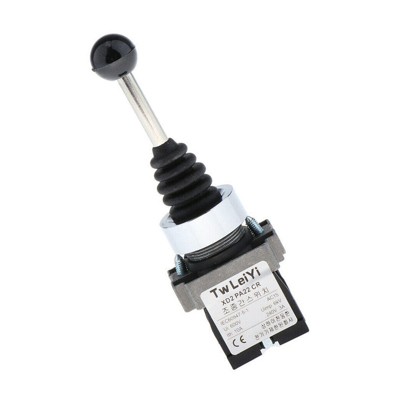 3Pcs 2NO Spring Return Joystick Controller Rotary Rocker Toggle Switch PA12