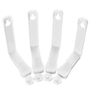 4pcs Bed Sheet Holder Fastener For Mattress Covers Sofa Cushion White