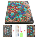 DIY Mandala Special Shaped Diamond Painting 50 Pages Notebook A5 Sketchbook