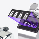 4 Digit Number Manual Mini Tally Counter Mechanical Clicker (Plastic Knob) A