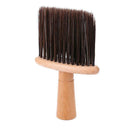 Neck Face Duster Brushes Barber Salon Cutting Hair Clean Hairbrush (Brown) A