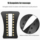 3 Height Adjust Back Stretcher Massager Pad Lower Lumbar Spine Pain Relief Tool#