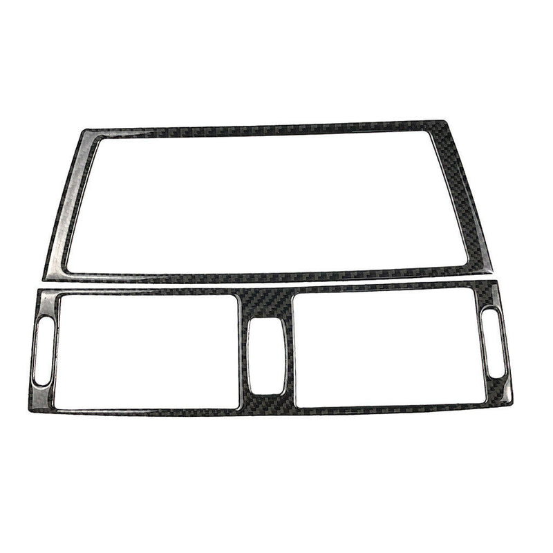 Carbon Fiber Car Central Control Panel Cover for BMW e70 e71 X5 X6 2008-2013.