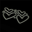 Love heart Cards Decor Metal Cutting Dies Stencil For DIY Scrapbooking Album BX
