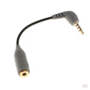 2Pcs 3.5mm Microphone Adapter Cable Converter For   IOS
