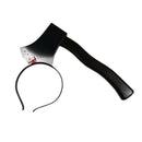 1Pcs Wearing Axe Hair Hoop Halloween Tidy Realistic Head Buckle Headband He M1U9