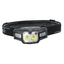 Rechargeable LED Headlamp w/ 2200 mAh Battery - Lightweight, IPX4 Waterproof
