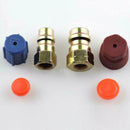 Auto Ac Fitting Port Adapter Retrofit R12 To Accept R134a 7/16