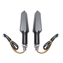 1X(Motorcycle Led Turn Signals Flowing Water Blinker Flashing Lights Built