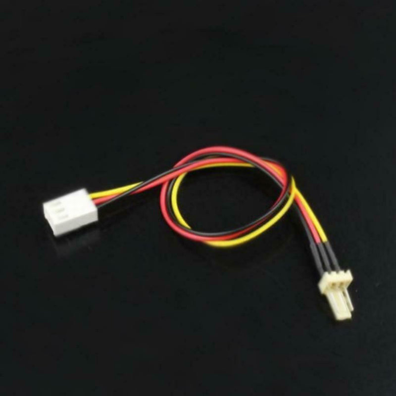 10pcs 12V 3-Pin Male to 3-pin Female PC Fan Power Extension Lengthen Cable