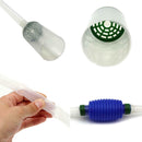 1.7m Aquarium Fish Tank Vacuum Syphon Gravel Water Filter Siphon Pump Cleaner