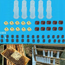 Complete queen rearing cup kit system bee beekeeping catcher box & 100 cell cup#