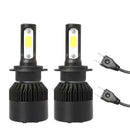 S2 H7 Car LED Headlight Bulbs 12V 6500K 72W 8000LM COB LED Headlamp Fog Lig X9O1