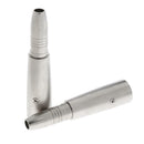 2pc - XLR 3-Pin Male to 1/4" 6.35mm Mono Female Jack Audio Cable Mic Adapter