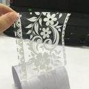 10Cm x 10M Lace Flower Wall Stickers Pvc Waterproof Adhesive Window Wall Po