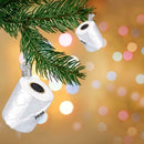 Christmas 2020 Toilet Paper Blown Glass 2020 Unique Ornaments Tree Decor