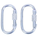 18 KN Outdoor Rock Climbing Security Safety Buckle Carabiner Hook Master Lo3C