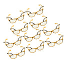 10x Bee Party Glasses Honeybee Eyeglasses Costume Dressing up Costume Props
