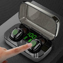 BT5.0 TWS Wireless Headset LED InEar Stereo Earphone Earbuds 6D Stereo C4C9 N9Q8
