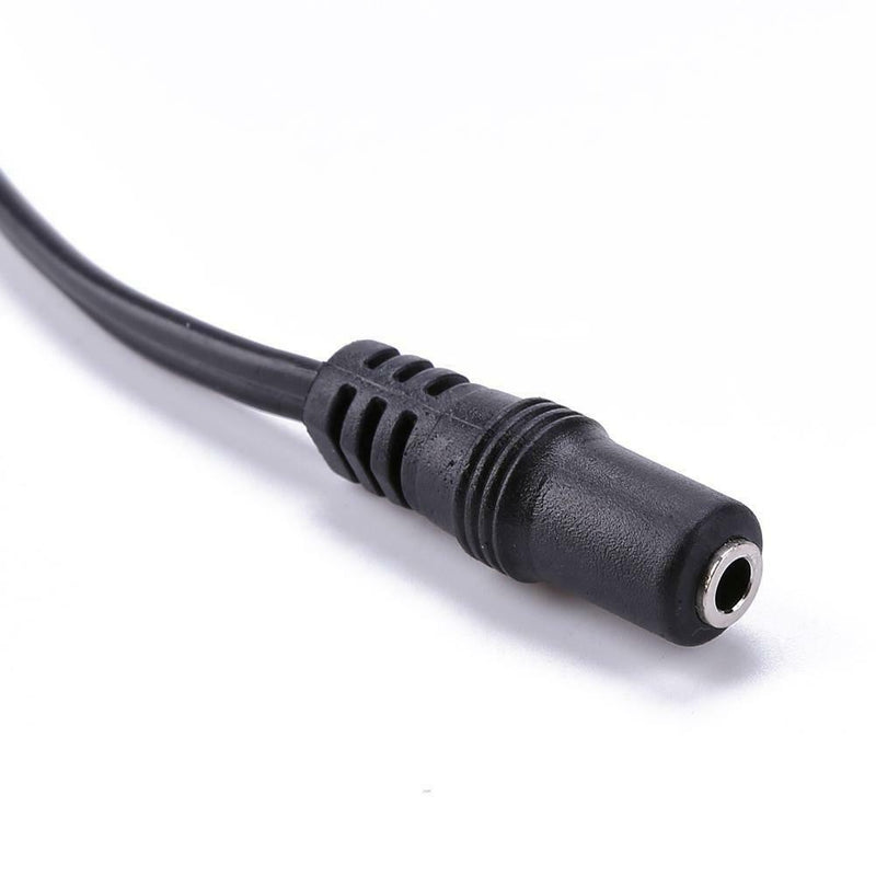 3.5mm Female Stereo to 2-RCA Male Plug Aux Audio Converter Adapter Cable