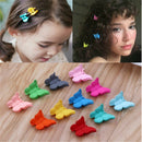 20PCS/Set Hair Claw Clip Butterfly Folding Grip Mini Cute Style Plastic Clamps