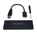 USB 3.0 HDD Hard Drive M.2 NGFF TO USB3.0 SSD SATA Mobile Disk Box Cases