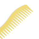 Hairdressing Comb Hair Styling Hand Grip Comb Hair Salon Tools (Yellow) A