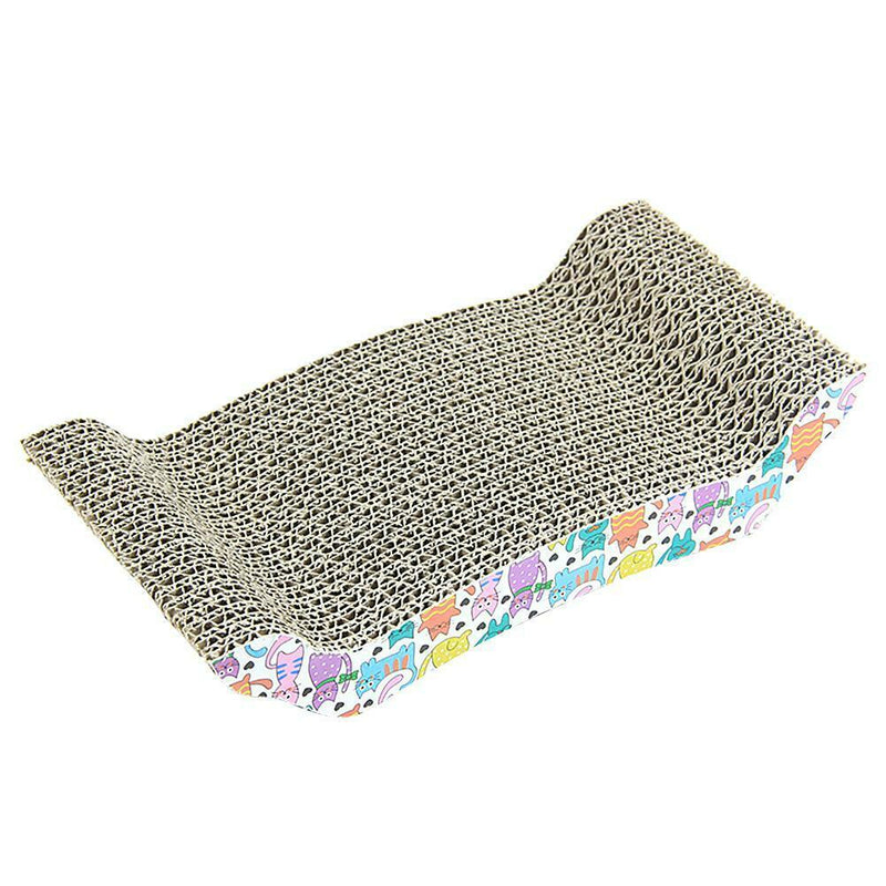 Pet Cat Scratch Board Toys Cat Corrugated Paper Pad Arch Shape Scratching Posts