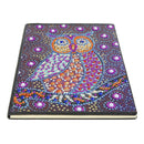 DIY Owl Special Shaped Diamond Painting 50 Page A5 Sketchbook Notebook Gift