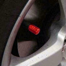4x Red Bike Wheel Tyre Tire Valve Stem Air Dust Cover Screw Cap Auto Truck Q1L9