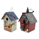 2pcs Wooden Bird House, Birdnest, Bird House Feeder, Weatherproof Country House