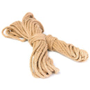 10M Twisted Burlap Jute Twine Rope Thick Natural Hemp Cord Sisal Rope 6mm