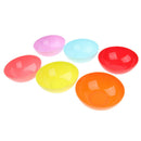 6pcs Multi-Colored Plastic Bowls Cereal Fruit Soup Container Outdoor Camping