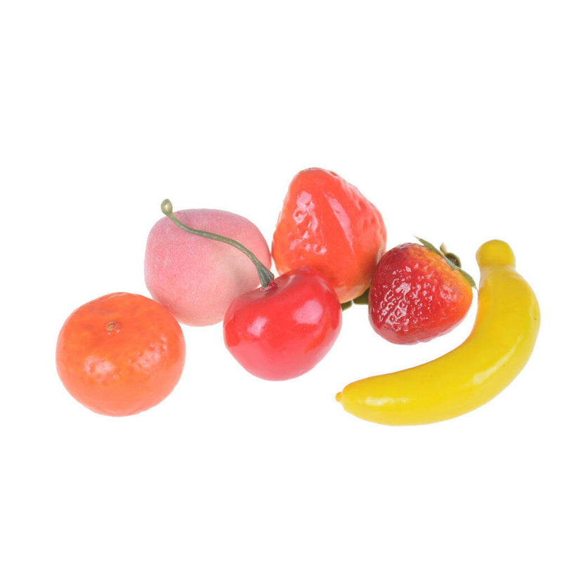 10pcs Mini simulation Fruits Vegetables Kitchen Toys Kid Pretend Play toysOZ