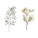 60pcs native flower gilding stickers decoration diy diary planner scrapbookingLJ