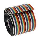New 1M 1.27mm 40Pin Jumper Cable Wire Rainbow Flat Wire Support Wire