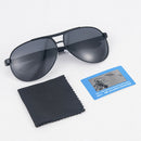 Men's Retro Polarized Metal Black Sunglasses Glasses Driving Fishing Eyewear Hot